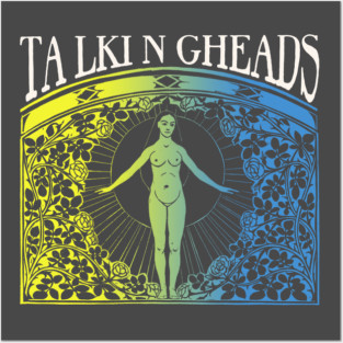 vintage retro talking heads / fanmade Posters and Art