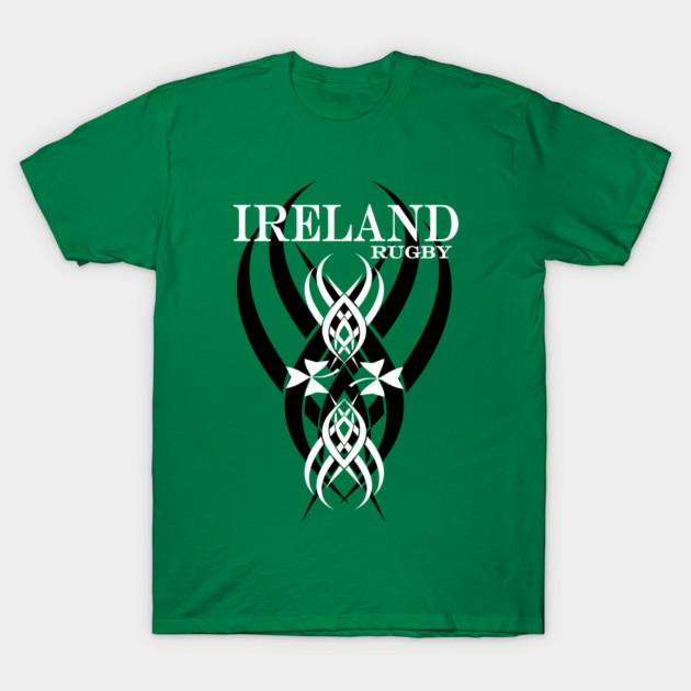 Ireland Rugby Nations Championship Celtic Tattoo Logo T-Shirt