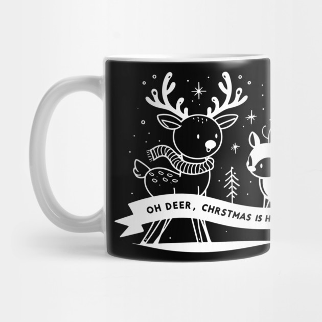 Oh Deer Christmas is Here! by Frank Ring