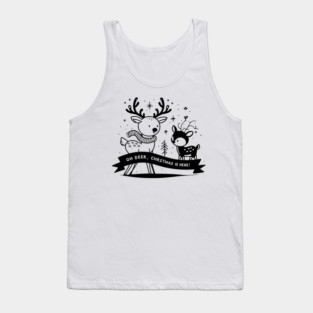 Oh Deer Christmas is Here! Tank Top