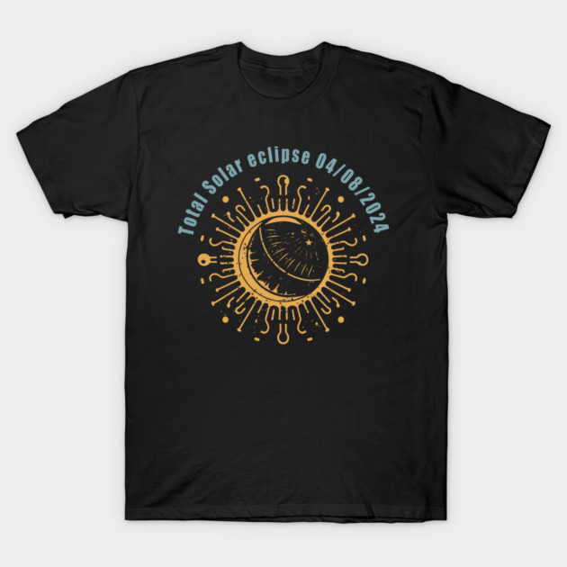 Total Solar Eclipse April 8th 2024 T-Shirt by IceTees