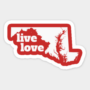 Maryland - Live Love Maryland Magnet