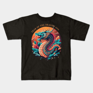 Chinese New Year- Year of the Dragon 2024 Kids T-Shirt