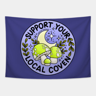 Support Your Local Coven Tapestry