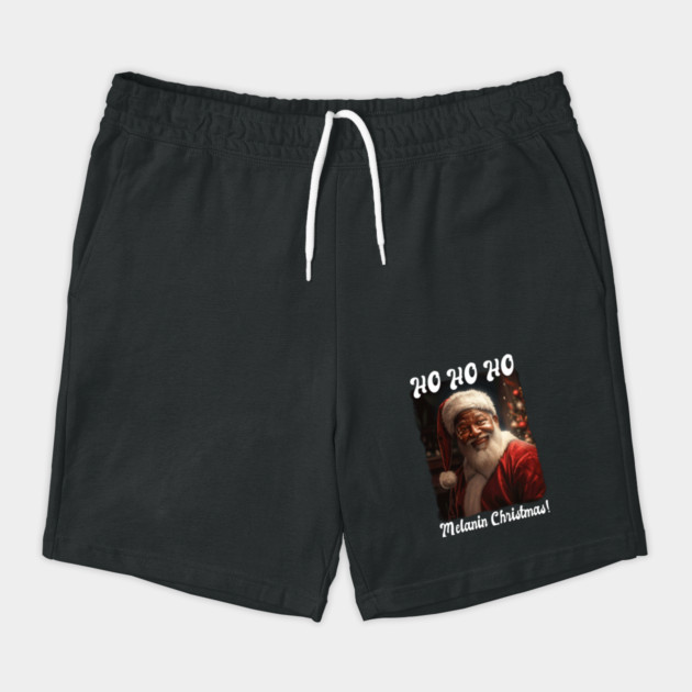 Ho Ho Ho Melanin Christmas! Quote Black Santa Claus by creative