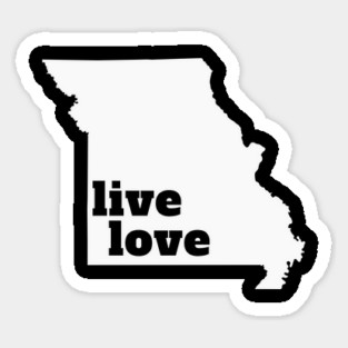 Missouri - Live Love Missouri Magnet