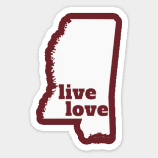 Mississippi - Live Love Mississippi Magnet