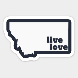 Montana - Live Love Montana Magnet