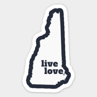 New Hampshire - Live Love New Hampshire Magnet