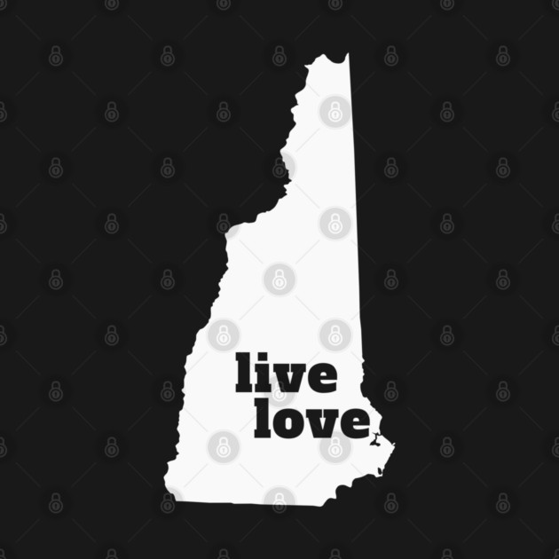 New Hampshire - Live Love New Hampshire by Yesteeyear