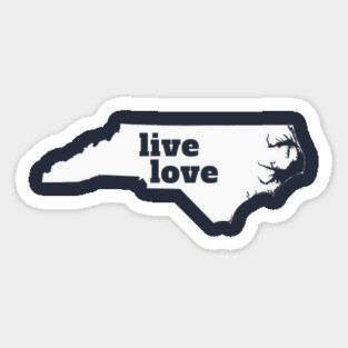 North Carolina - Live Love North Carolina Magnet
