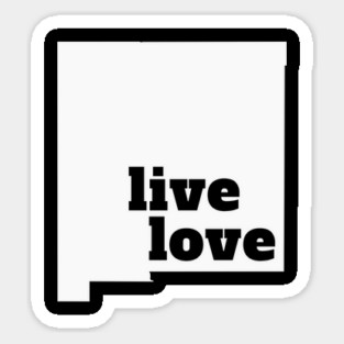 New Mexico - Live Love New Mexico Magnet