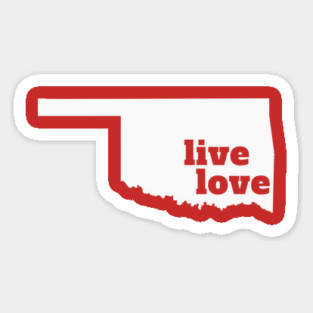 Oklahoma - Live Love Oklahoma Magnet