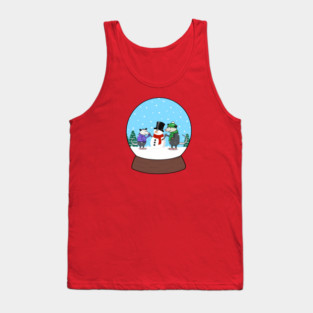 Opossum Snow Globe Tank Top