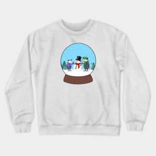 Opossum Snow Globe Crewneck Sweatshirt
