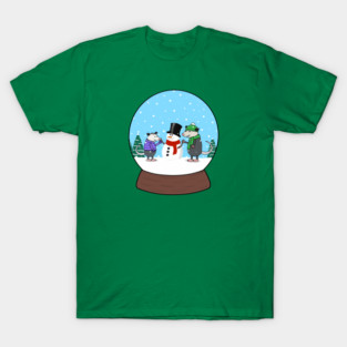 Opossum Snow Globe T-Shirt