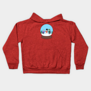Opossum Snow Globe Kids Hoodie