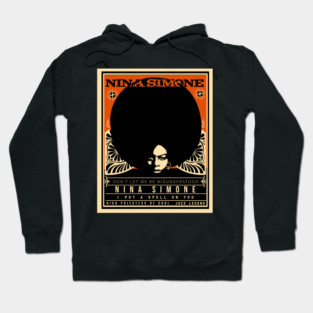 310BrandLA Nina Simone Poster Hoodie