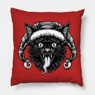Krampus Kitty Pillow