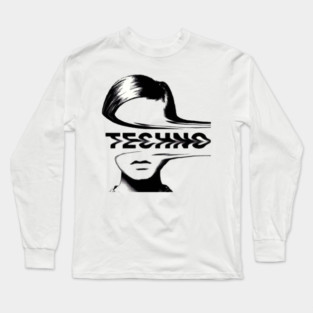 Techno music Long Sleeve T-Shirt