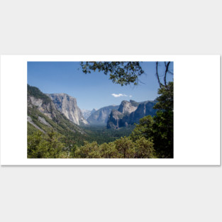 Yosemite Valley Summer Day Posters and Art