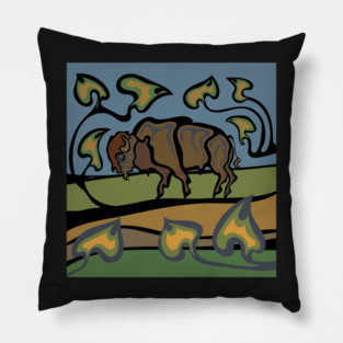 Still Buffalo Respect Indigenous WAWEZHI CANADA Pillow