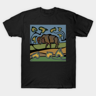 Still Buffalo Respect Indigenous WAWEZHI CANADA T-Shirt