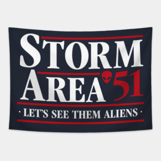 Storm Area 51 - Let's See Them Aliens - September 20 Tapestry