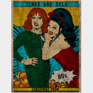 Jinkx And Dela Vintage Fan Art Posters and Art