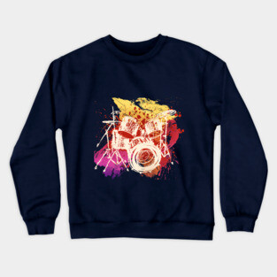 Drum Splash Crewneck Sweatshirt