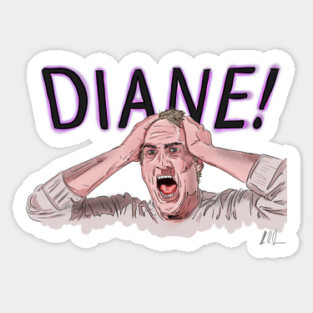 Poltergeist: DIANE! Sticker