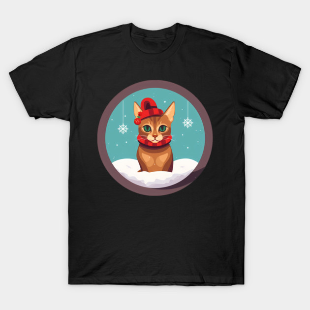 Abyssinian Cat Xmas Ornament, Love Cats T-Shirt by logiamerch