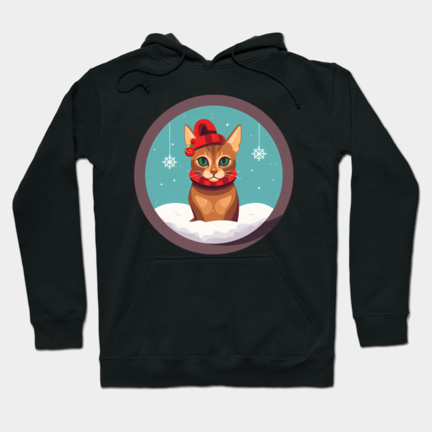Abyssinian Cat Xmas Ornament, Love Cats Hoodie by logiamerch