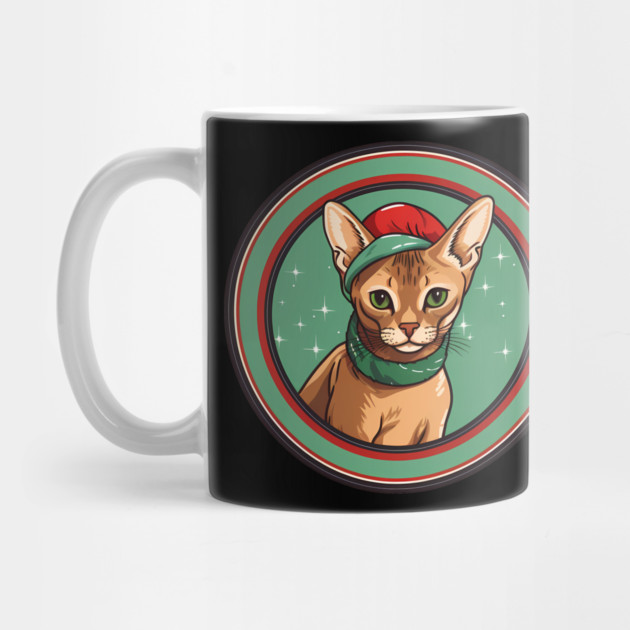 Abyssinian Cat Xmas Ornament, Love Cats by logiamerch