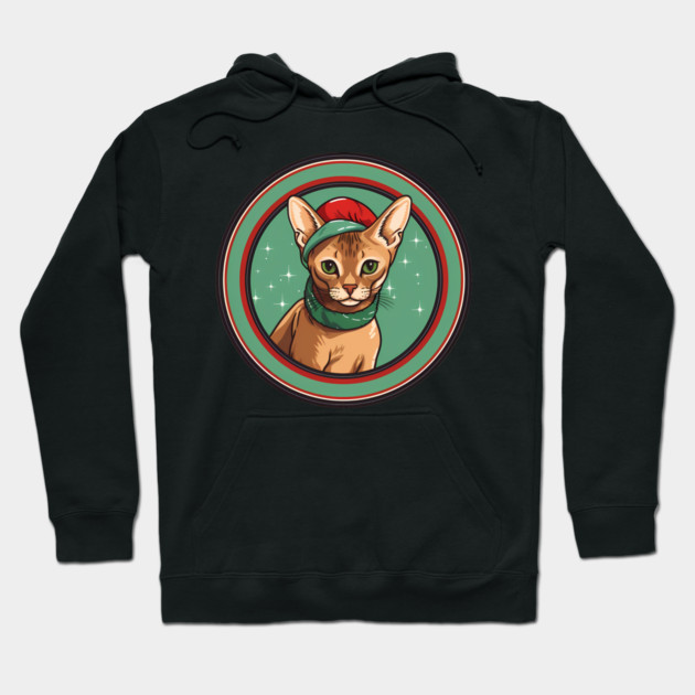 Abyssinian Cat Xmas Ornament, Love Cats Hoodie by logiamerch