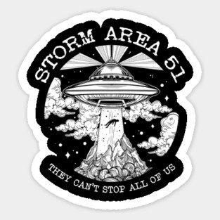 Storm Area 51 Sticker