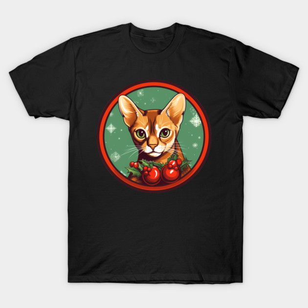 Abyssinian Cat Xmas Ornament, Love Cats T-Shirt by logiamerch