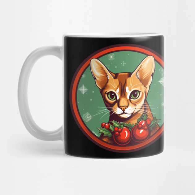 Abyssinian Cat Xmas Ornament, Love Cats by logiamerch
