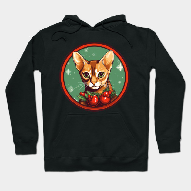 Abyssinian Cat Xmas Ornament, Love Cats Hoodie by logiamerch