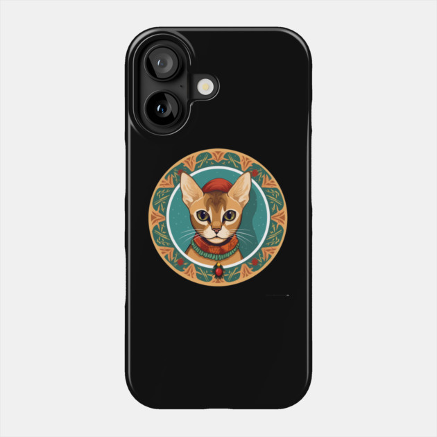 Abyssinian Cat Xmas Ornament, Love Cats Phone Case by logiamerch