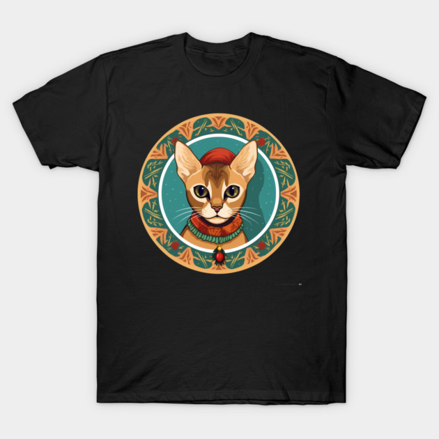 Abyssinian Cat Xmas Ornament, Love Cats T-Shirt by logiamerch