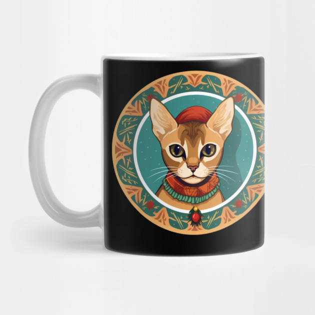 Abyssinian Cat Xmas Ornament, Love Cats by logiamerch