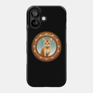 Abyssinian Cat Xmas Ornament, Love Cats Phone Case