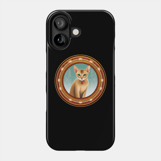 Abyssinian Cat Xmas Ornament, Love Cats Phone Case by logiamerch