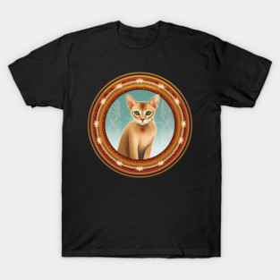 Abyssinian Cat Xmas Ornament, Love Cats T-Shirt