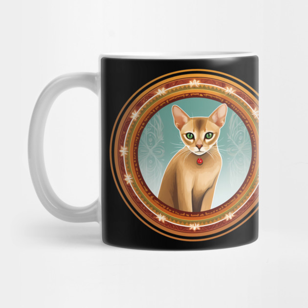 Abyssinian Cat Xmas Ornament, Love Cats by logiamerch