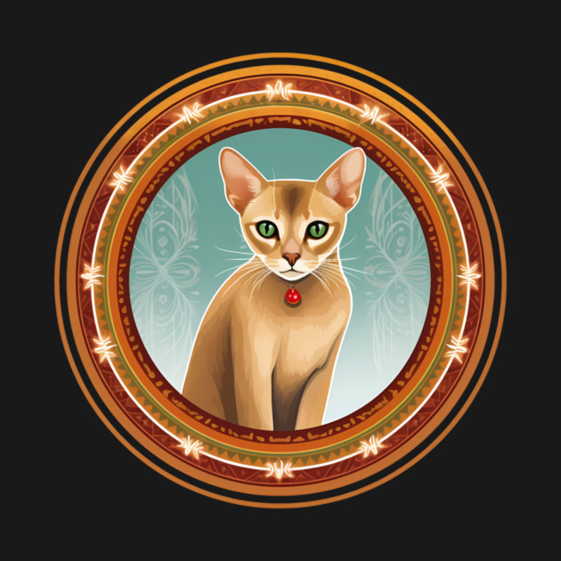 Abyssinian Cat Xmas Ornament, Love Cats by logiamerch