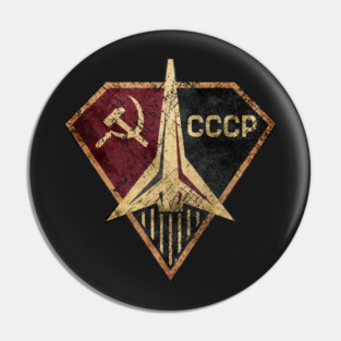 CCCP Rocket Hero Pin