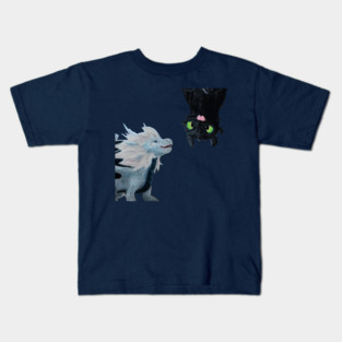 Zym and Toothless Crossover Kids T-Shirt