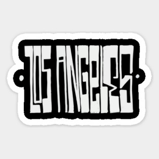 Los Angeles TAG #7 White 1 Sticker